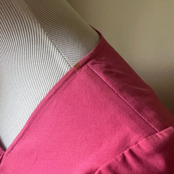 VALENTINO Pink Asymmetrical Technocouture Mini Dress, size 6 - Picture 10 of 11